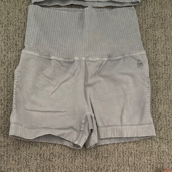 Light Gray Free People Athletic Set - Picture 3 of 6